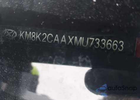 2021 Hyundai Kona Sel z USA, uszkodzony, nr VIN KM8K2CAAXMU733663